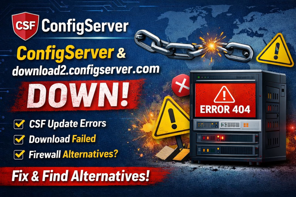 ConfigServer Download Server Is Down – CSF Alternatives & Fix (2026 ...